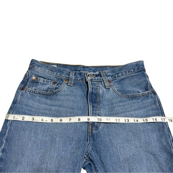 Levi's 501 XX Straight Leg Distressed Blue Jeans – Size 26 | Vintage Butterfly B - Picture 4 of 12